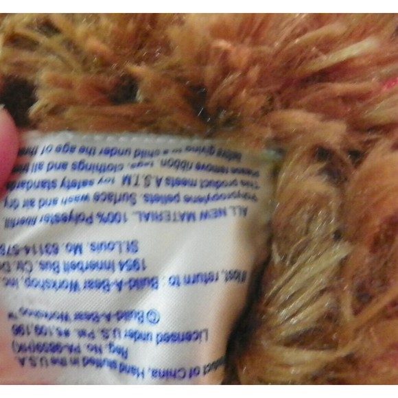 Build A‎ Bear Workshop Brown Teddy Bear Plush BABW Stuffed Animal - Picture 6 of 6